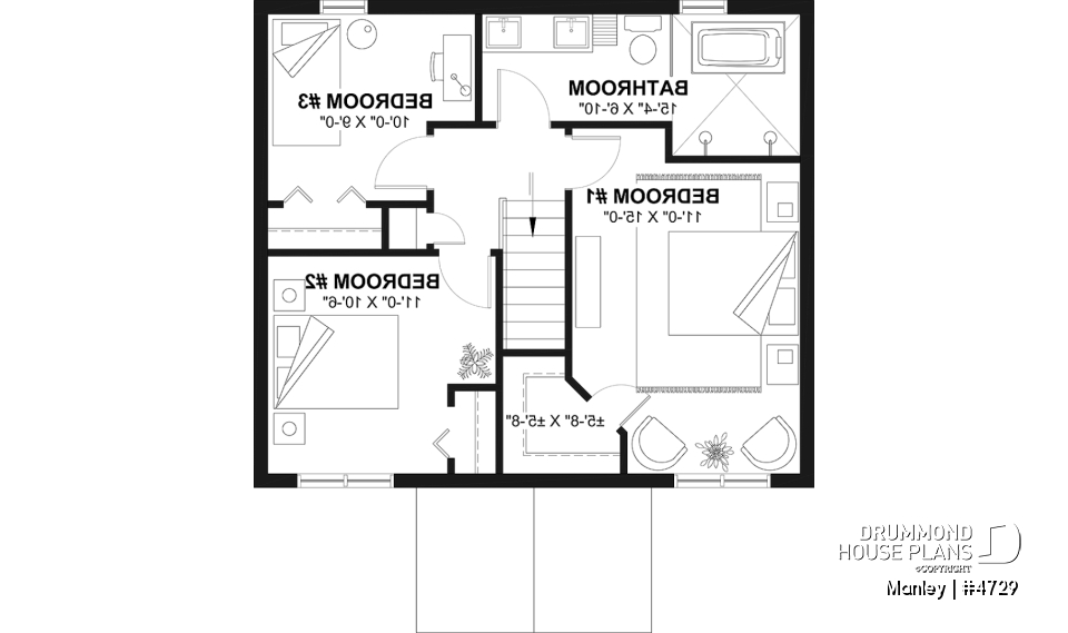 2nd level - Two-story home offering 3 beds, a beautiful upstairs family bath and an unfinished basement ready to customize - Manley