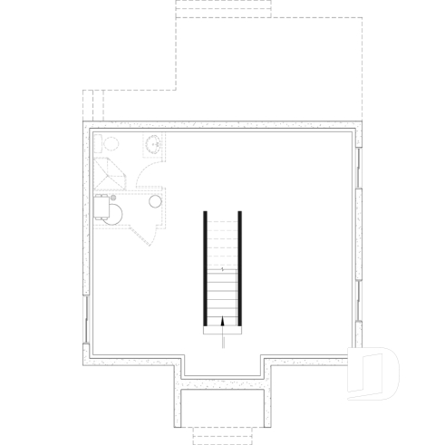 Basement - Two-story home offering 3 beds, a beautiful upstairs family bath and an unfinished basement ready to customize - Manley