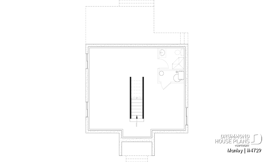 Basement - Two-story home offering 3 beds, a beautiful upstairs family bath and an unfinished basement ready to customize - Manley
