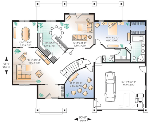 1st level - Ideal home for big families, 6 bedrooms incl. 2 master suites, 4.5 baths, 2-car garage, home cinema - The Rye Club 2