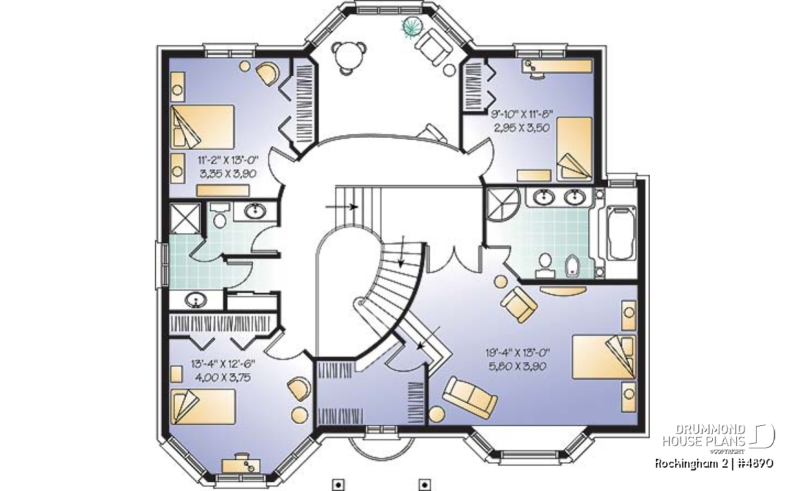 2nd level - Manor style 4 bedroom with great room, breakfast nook and garage - Rockingham 2