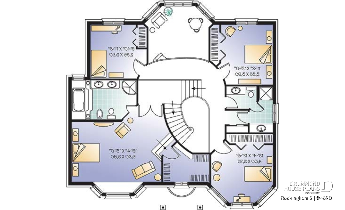 2nd level - Manor style 4 bedroom with great room, breakfast nook and garage - Rockingham 2