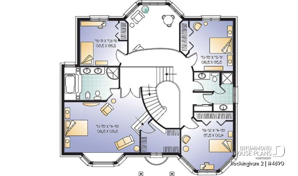 2nd level - Manor style 4 bedroom with great room, breakfast nook and garage - Rockingham 2