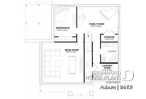 Finished basement (Optional $) -  - Auburn