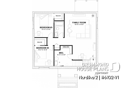 Finished basement (Optional $) -  - Nordika 2