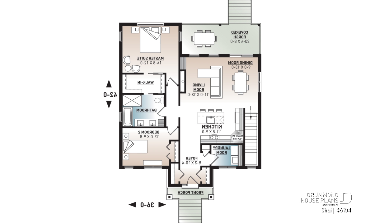 1st level - Modern first home buyer perfect plan, 2 bedrooms, large family bathroom, fireplace, kitchen island  - Chai