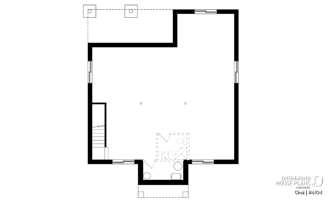 Unfinished basement - Modern first home buyer perfect plan, 2 bedrooms, large family bathroom, fireplace, kitchen island  - Chai