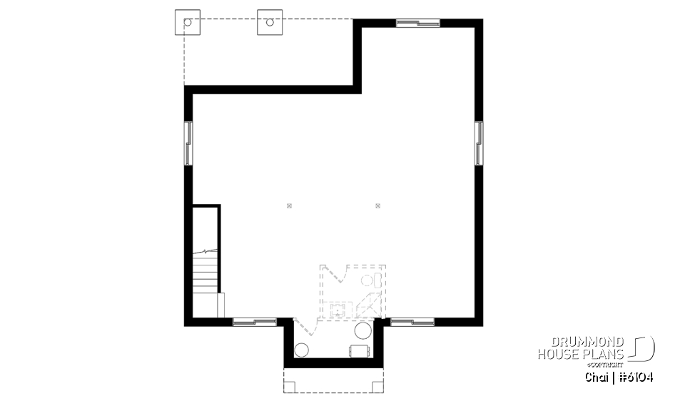 Unfinished basement - Modern first home buyer perfect plan, 2 bedrooms, large family bathroom, fireplace, kitchen island  - Chai