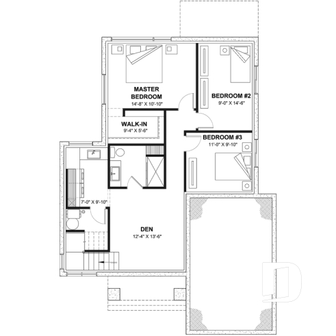 Finished basement - Budget friendly floor plans with 3 bedrooms in daylight basement and family space on main floor - Bolton
