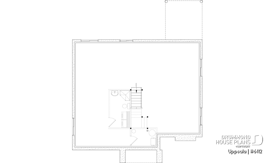 Unfinished basement - Scandinavian style home, 2 to 4 beds, optional finished basement ($), fireplace, pantry, sheltered terrace - Uppsala