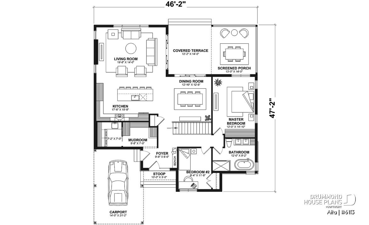 1st level - Modern Scandinavian house with great open living concept, large sheltered terrace, 2 bedrooms - Alta