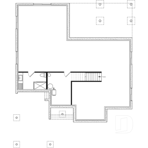 Basement - Modern Scandinavian house with great open living concept, large sheltered terrace, 2 bedrooms - Alta