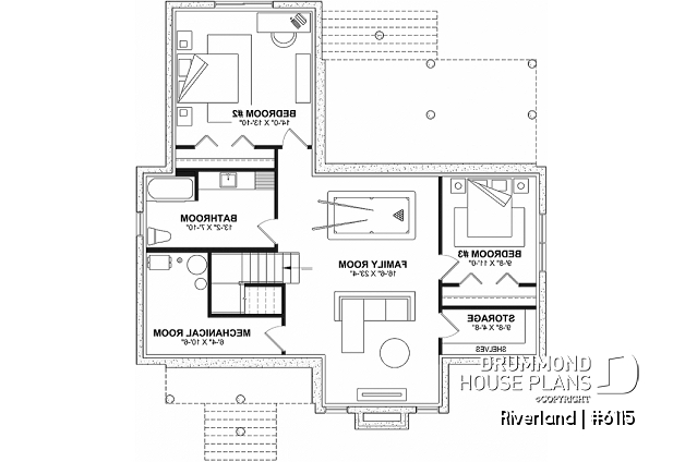 Finished basement - Cozy 3 bedroom country home with front and rear covered porch, finished basement - Riverland