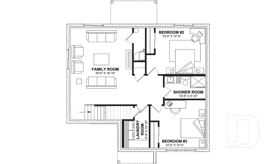 Finished basement (Optional $) -  - Saint-James