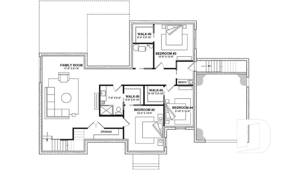 Finished basement (Optional $) -  - Pinot