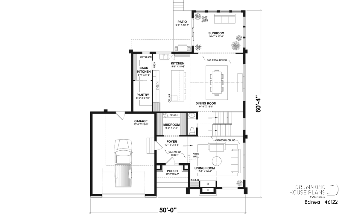 1st level - Modern Scandinavian Home Design – Sunroom, Fireplace, Luxurious Primary Suite &amp; Optional Finished Basement - Balnea