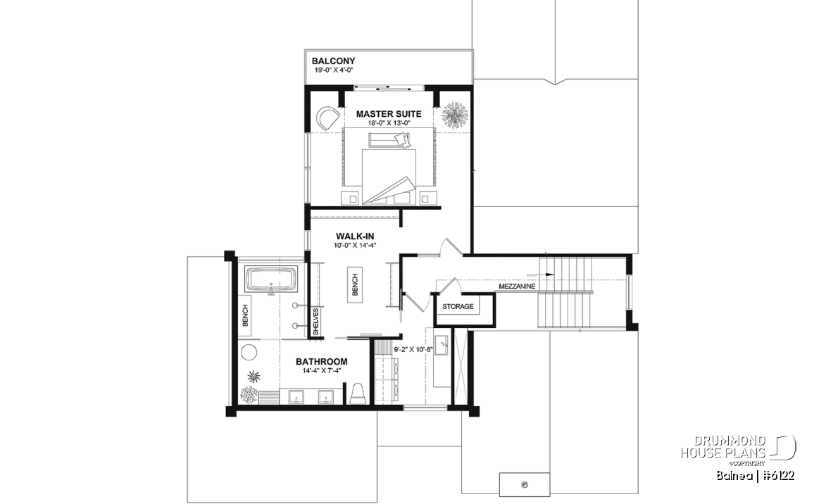 2nd level - Modern Scandinavian Home Design – Sunroom, Fireplace, Luxurious Primary Suite &amp; Optional Finished Basement - Balnea