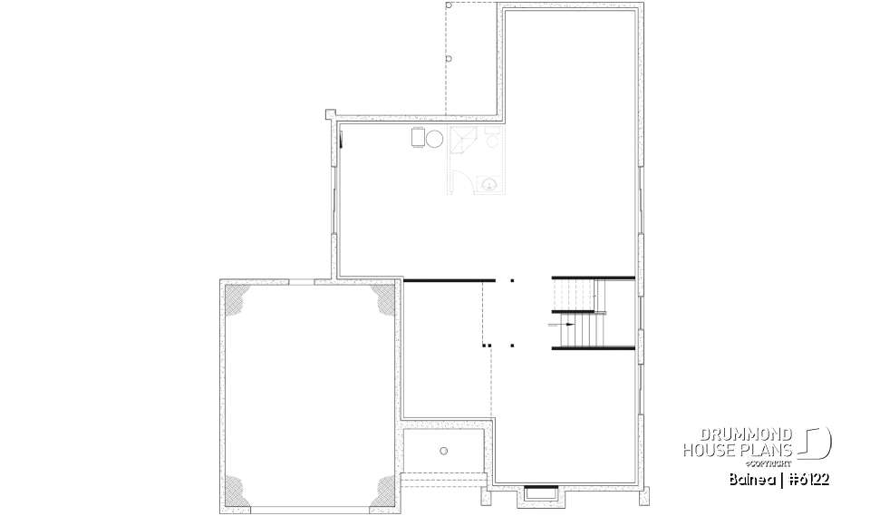 Unfinished basement - Modern Scandinavian Home Design – Sunroom, Fireplace, Luxurious Primary Suite &amp; Optional Finished Basement - Balnea