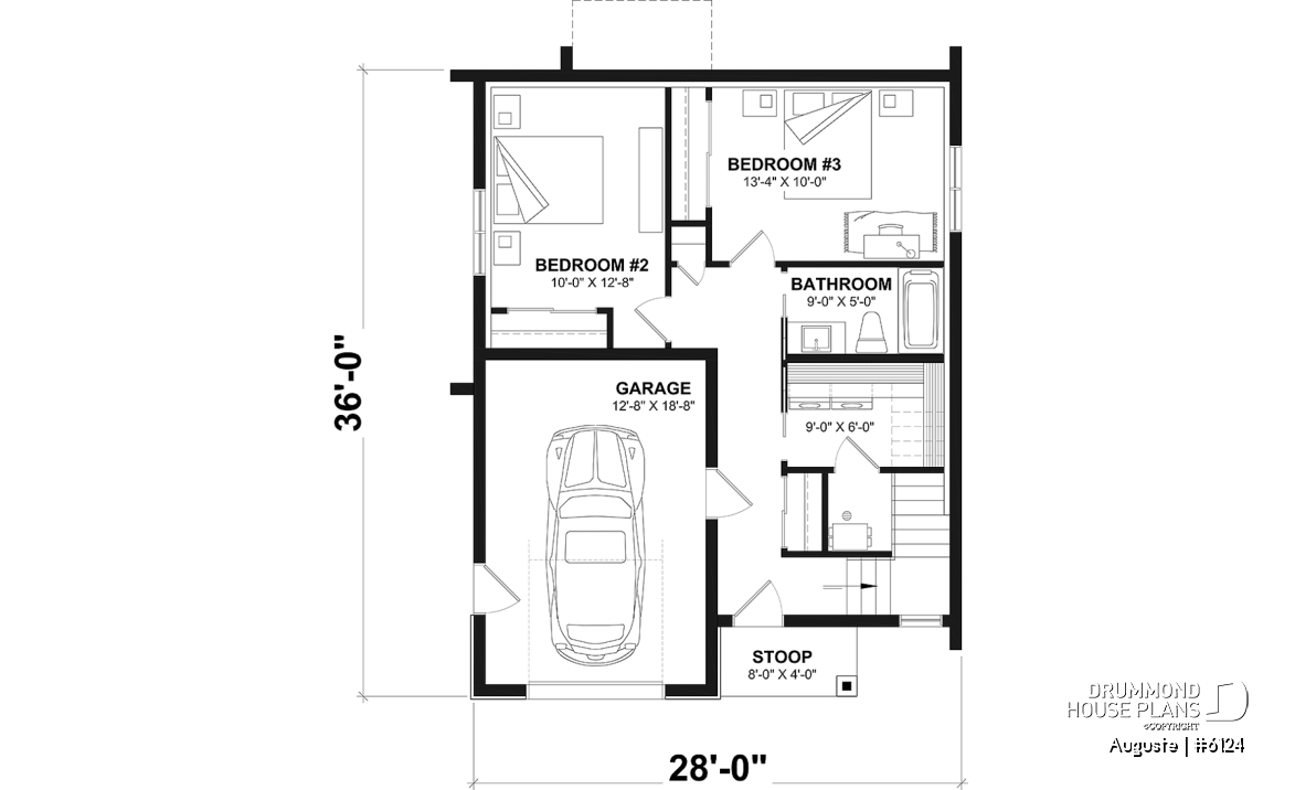1st level - Reverse living floor plan with secondary bedrooms on main floor and kitchen, dining and living room, upstairs! - Auguste
