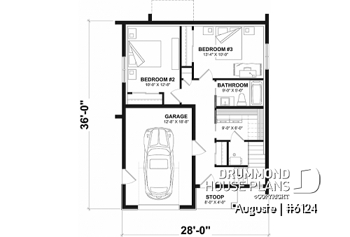 1st level - Reverse living floor plan with secondary bedrooms on main floor and kitchen, dining and living room, upstairs! - Auguste