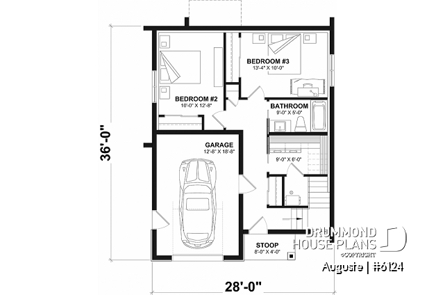 1st level - Reverse living floor plan with secondary bedrooms on main floor and kitchen, dining and living room, upstairs! - Auguste