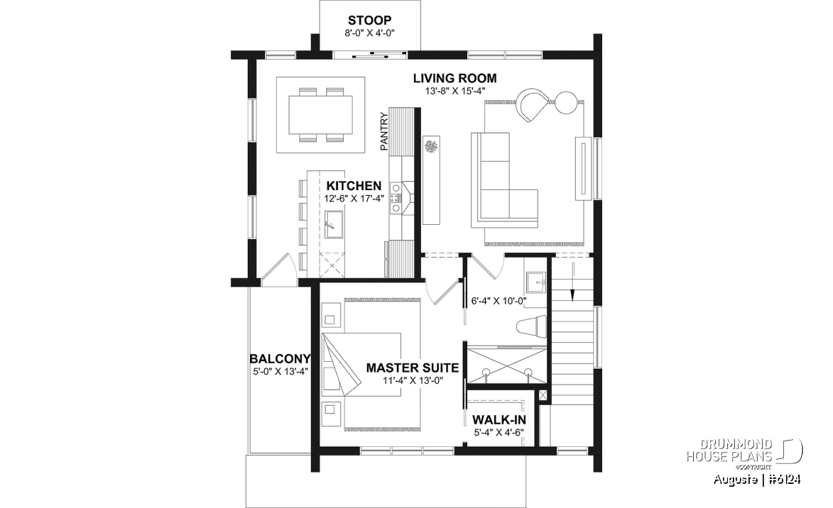 2nd level - Reverse living floor plan with secondary bedrooms on main floor and kitchen, dining and living room, upstairs! - Auguste