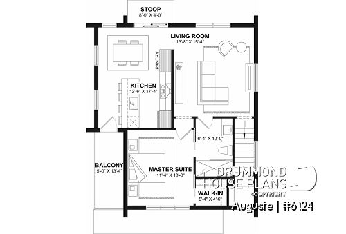 2nd level - Reverse living floor plan with secondary bedrooms on main floor and kitchen, dining and living room, upstairs! - Auguste