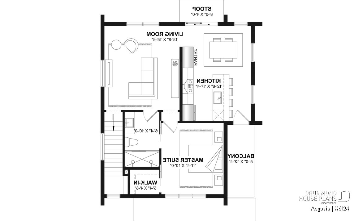 2nd level - Reverse living floor plan with secondary bedrooms on main floor and kitchen, dining and living room, upstairs! - Auguste