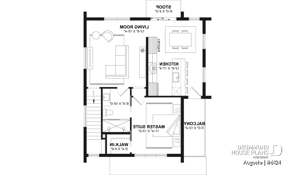 2nd level - Reverse living floor plan with secondary bedrooms on main floor and kitchen, dining and living room, upstairs! - Auguste