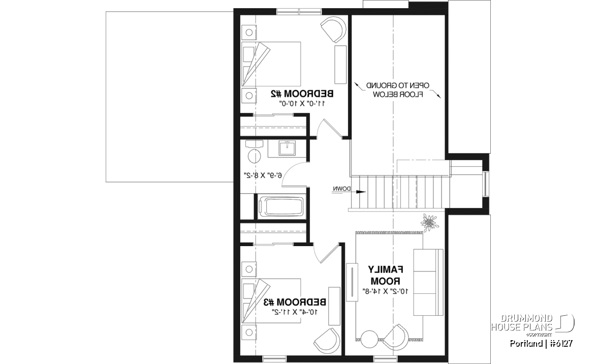 2nd level - Scandinavian-style home design featuring Maibec red cedar siding. - Portland