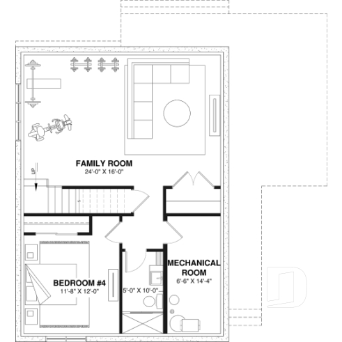 Finished basement (Optional $) - Scandinavian-style home design featuring Maibec red cedar siding. - Portland