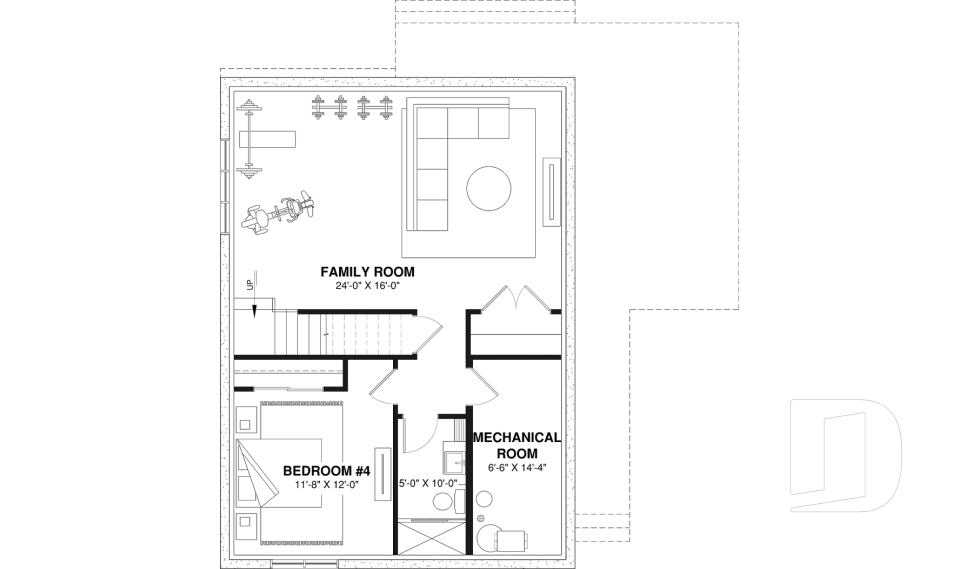 Finished basement (Optional $) -  - Portland