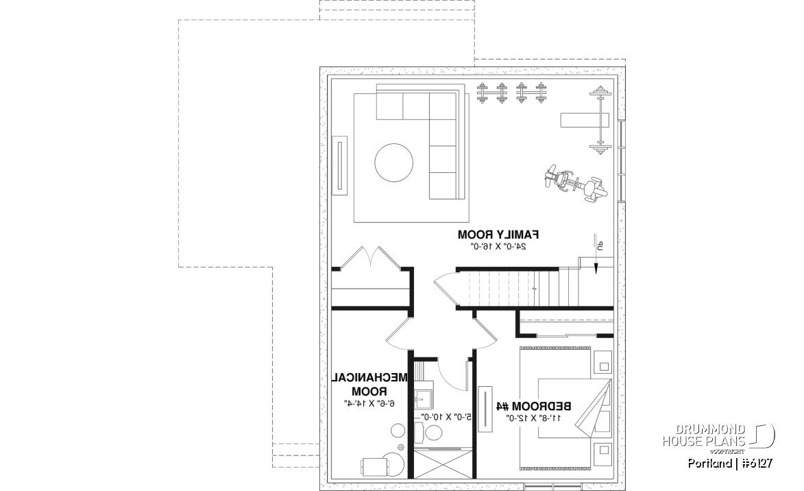 Finished basement (Optional $) - Scandinavian-style home design featuring Maibec red cedar siding. - Portland