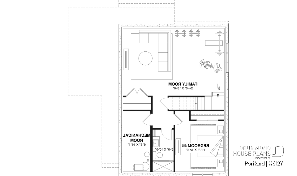 Finished basement (Optional $) - Scandinavian-style home design featuring Maibec red cedar siding. - Portland