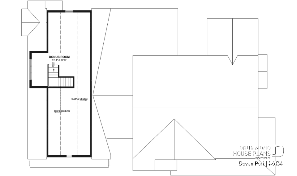 Bonus space - One-story modern farmhouse with 3 bedrooms, flex room, bonus room, outdoor kitchen and slab foundation. - Daven Port