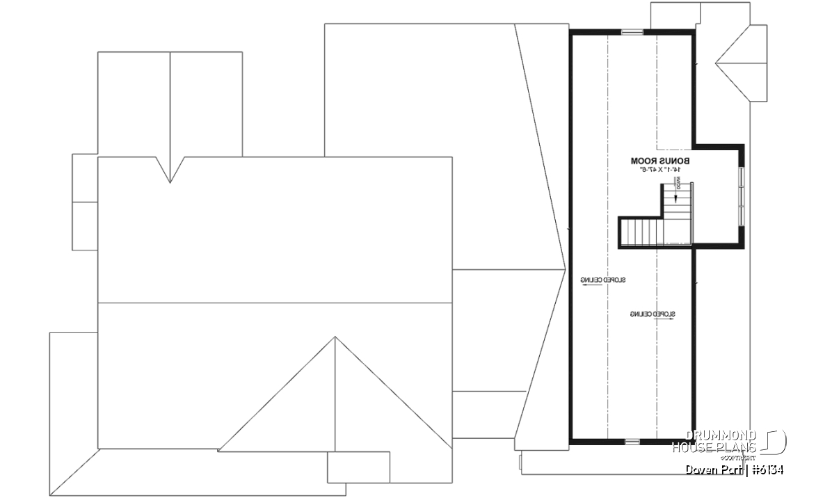 Bonus space - One-story modern farmhouse with 3 bedrooms, flex room, bonus room, outdoor kitchen and slab foundation. - Daven Port