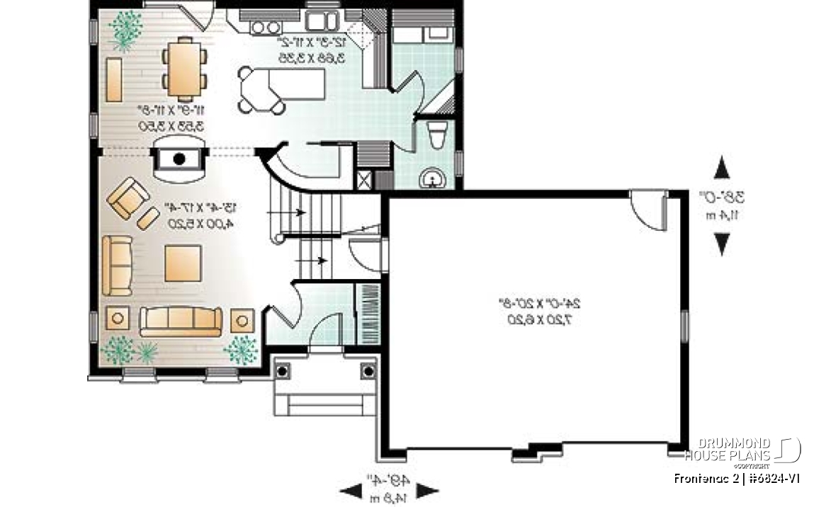 1st level - Majestic European style with 3 bedrooms and a 2 car garage - Frontenac 2
