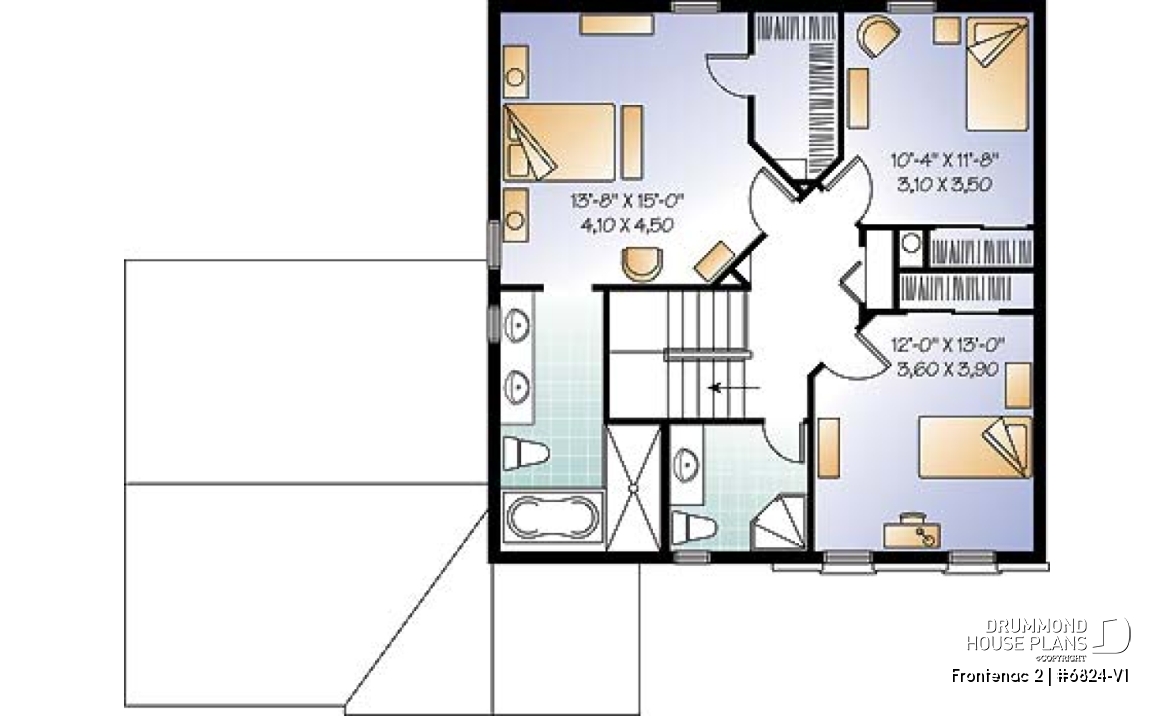 2nd level - Majestic European style with 3 bedrooms and a 2 car garage - Frontenac 2