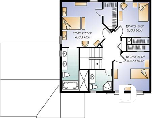 2nd level - Majestic European style with 3 bedrooms and a 2 car garage - Frontenac 2