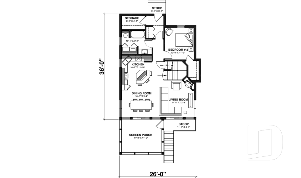 1st level -  - The Cliffside 4