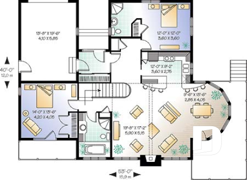 1st level - Stunning Lakefront home with 2 large bedrooms, unfinished basement and one-car garage - Rockspring 3