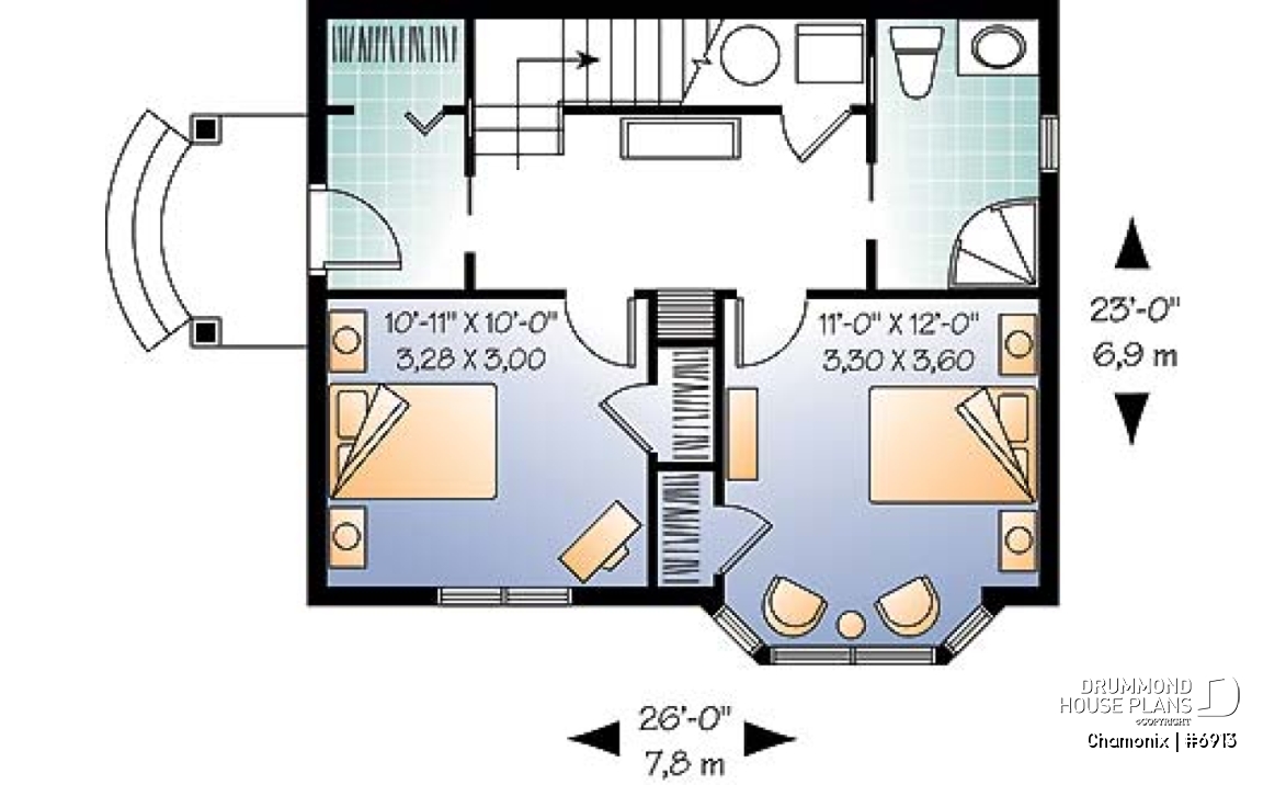 1st level - Affordable 2 bedroom cottage with reverse floor plans, great panoramic views, ideal lakefront chalet - Chamonix