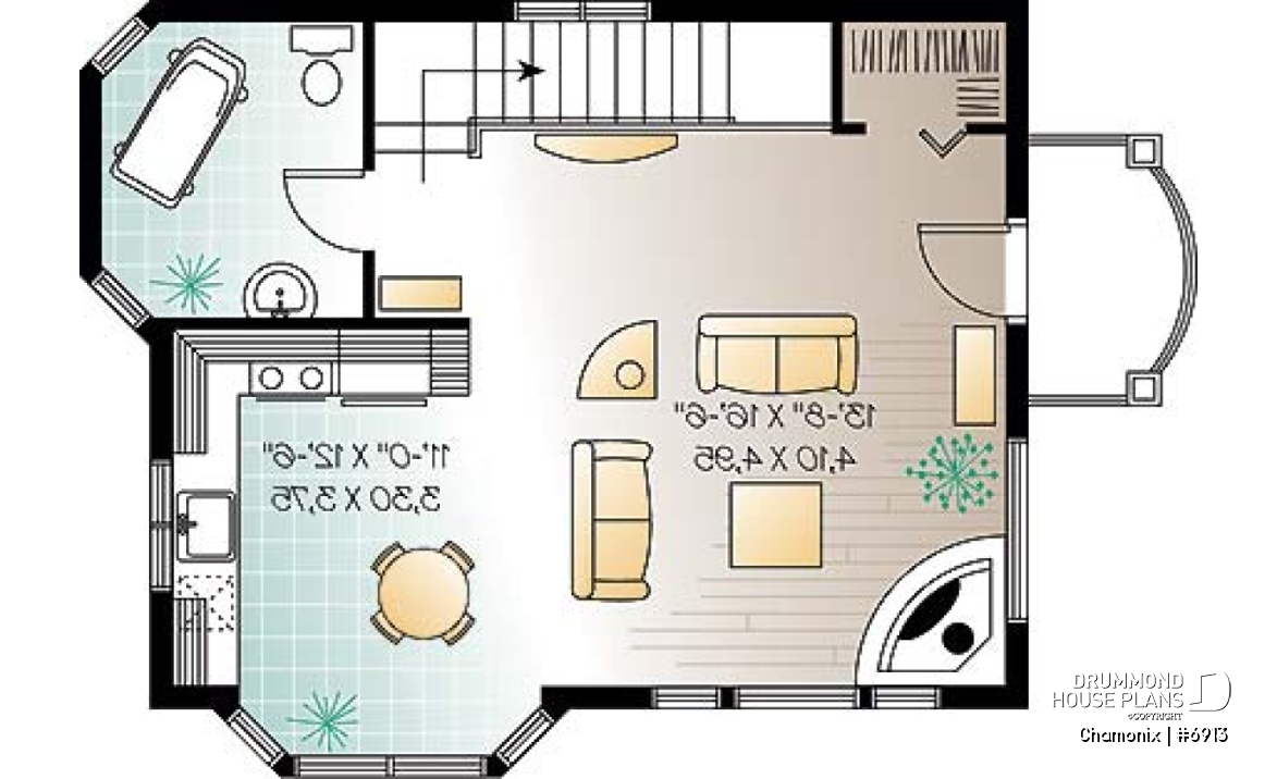 2nd level - Affordable 2 bedroom cottage with reverse floor plans, great panoramic views, ideal lakefront chalet - Chamonix