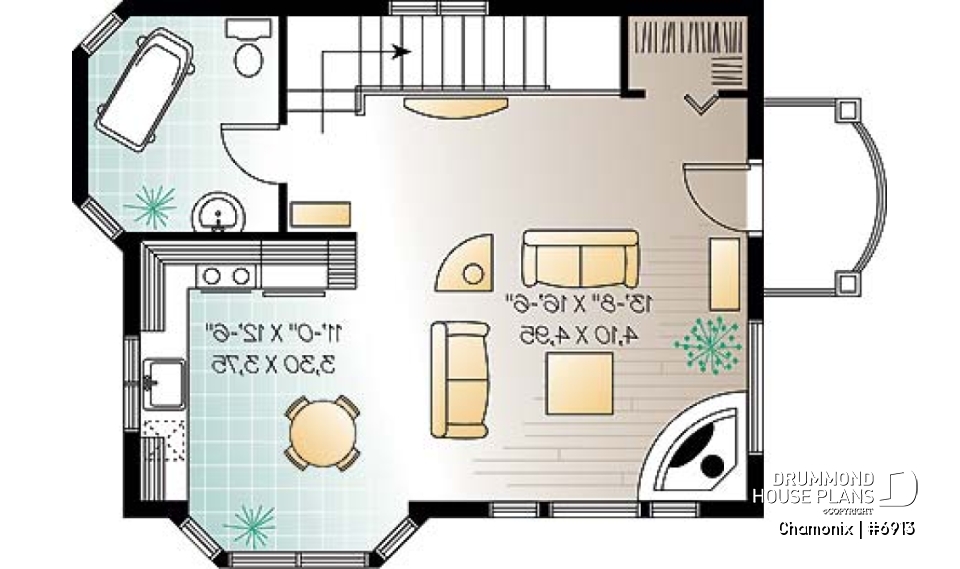 2nd level - Affordable 2 bedroom cottage with reverse floor plans, great panoramic views, ideal lakefront chalet - Chamonix