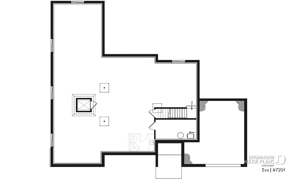 Basement - Wheelchair-accessible ranch home with elevator, integrated garage and barrier-free main floor design. - Eve
