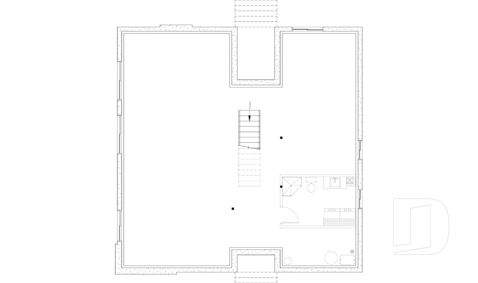 Unfinished basement -  - Interval