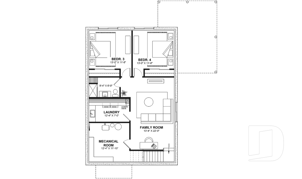 Finished basement (Optional $) -  - Shore