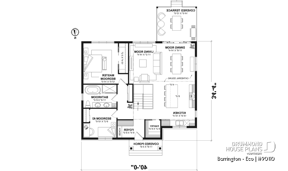 1st level - Unique and echo-friendly 2 to 5 beds small farmhouse, optional finished basement ($), pantry in kitchen - Barrington - Eco
