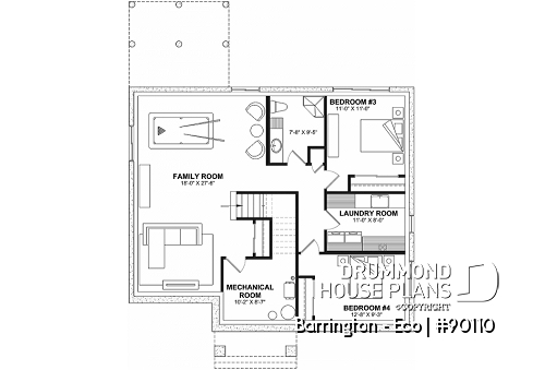 Finished basement - Unique 4 bedroom small farmhouse, finished daylight basement, pantry in kitchen - Barrington - Eco