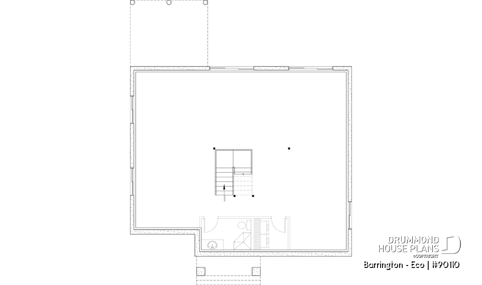 Unfinished basement - Unique and echo-friendly 2 to 5 beds small farmhouse, optional finished basement ($), pantry in kitchen - Barrington - Eco